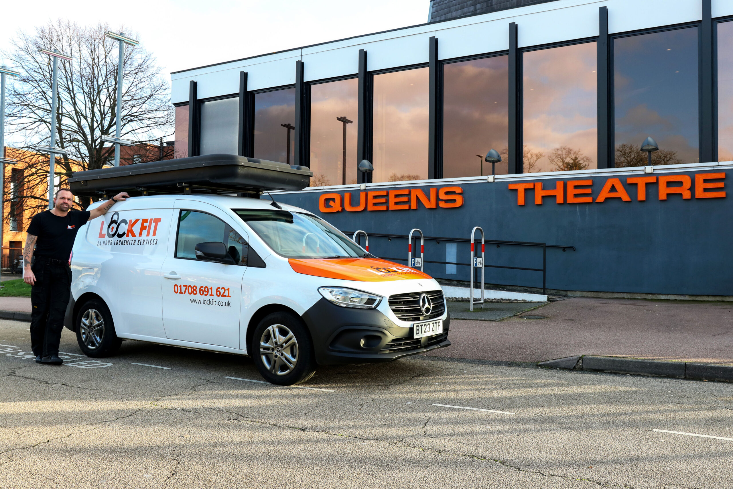 Gary, Hornchurch Locksmith Stood Next To His LockFit Van