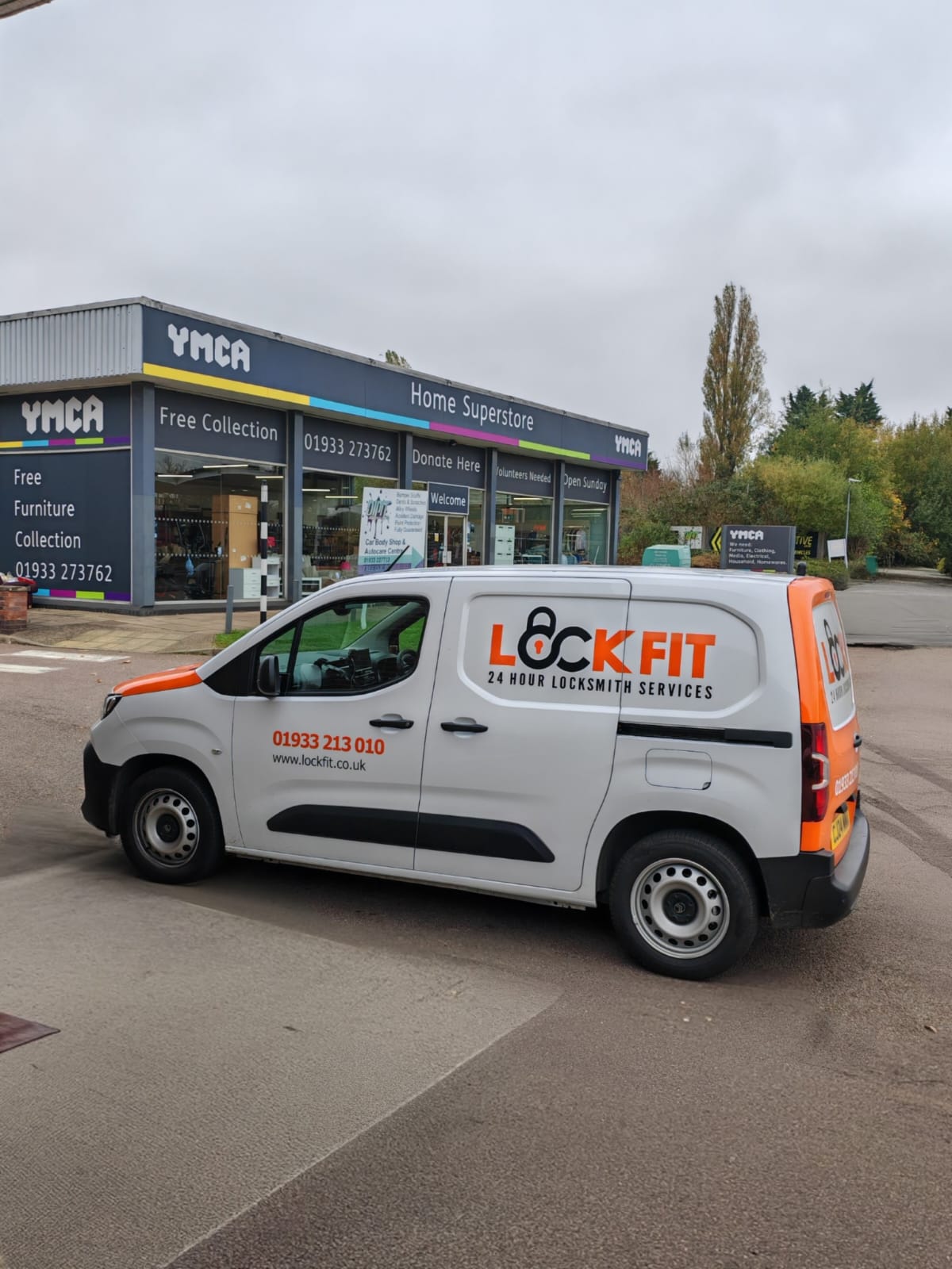 Ash, Wellingborough Locksmith Stood Next To His LockFit Van